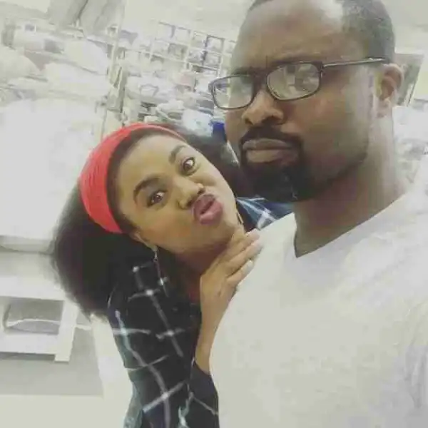 Stella Damasus Shares Loved Up Photo With Her Husband, Daniel Ademinokan